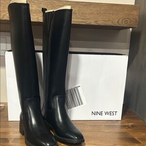 Nine West Barile knee-high boots size 6.5 new in box